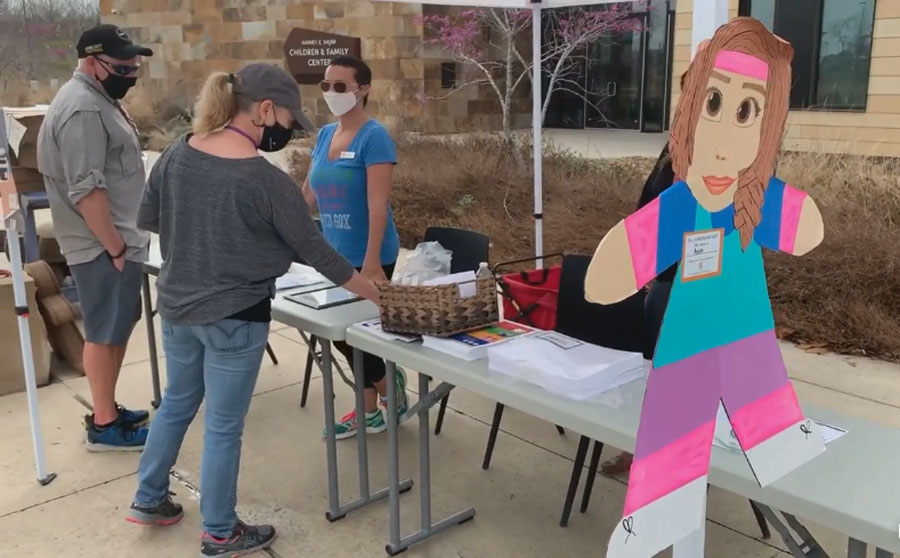 Sue Calberg Shows Off Cardboard Kids 2021